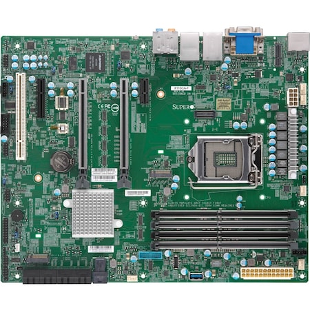 Supermicro C246, Xeon-E/Core I3/Pentium/Celeron, Lga1151 Socket-H4, 95W MBD-X11SCA-F-O
